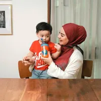 Sebulan Lagi Jadi Kakak, 8 Foto Air Rumi Akbar Putra Irish Bella yang Makin Gede Makin Ganteng