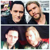 Sering Berseteru di Film, Thor & Loki Datangi Rumah Sakit Anak
