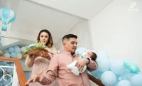 Serunya Momen Akikah Putra Selvi Kitty, Serba Berwarna Biru!