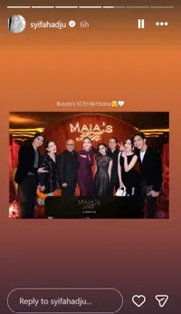 Syifa Hadju Tampil Elegan di Ultah Maia Estianty yang ke-50: Look Makeup Flawless
