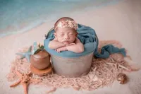 Tak Dapat Izin Upload Karena 'Cekci', Intip Potret Baby Moana Anak Ria Ricis Ulangi Newborn Photoshoot - Jadi Mermaid Syariah Berbaju Sopan