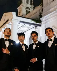 Tampil Bergaya Ala-Ala Mafia, Intip 8 Potret Kece Giorgino Abraham and The Gang Saat Syuting di Semarang