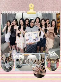 TikToker Indonesia Shadira Firdausi Kedatangan Hearts2Hearts di Rumahnya, Masakin Martabak!