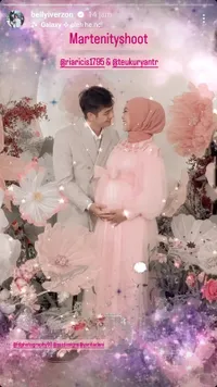 Tinggal Menghitung Hari Jelang Kelahiran Baby R, 8 Potret Maternity Shoot Ria Ricis dan Teuku Ryan Bertema Bunga - Cantiknya Bumil Bikin Pangling