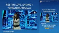 Tutup Usia, 8 Selebriti Ini Berikan Ucapan Belasungkawa Untuk Melisha Sidabutar