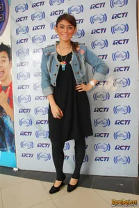 Thalita Latief di Stuidio RCTI Kebon Jeruk Jakarta Barat