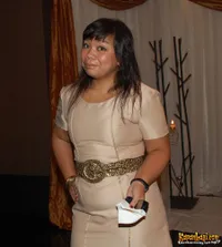 Tika Panggabean di Resepsi Rio Febrian