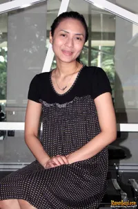Tina Astari di Kawasan Bintaro