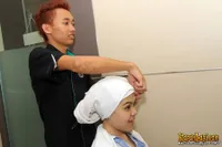 Tina Toon di Salon Rudy Hadisuwarno Fatmawati