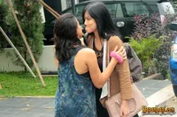 Titi Kamal di Kediaman Nirina Zubir Pasca Kebakaran