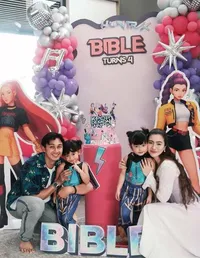 Ulang Tahun Bible Putri Felicya Angelista Digelar Meriah, Bertema 'KPop Demon Hunters'