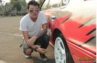 Vicky Nitinegoro Latihan Drifting