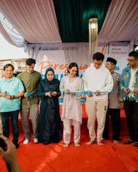 Wujudkan Nasehat Orangtua, Andien Aisyah Resmikan Sekolah di Kampung Pemulung