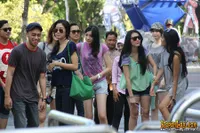 Widy Vierra Pingsan Ketika Jalan-Jalan ke Dufan