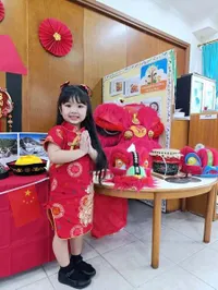 Xarena Anak Siti Badriah Tampil Imut, Jadi Cindo di Acara Imlek Sekolah