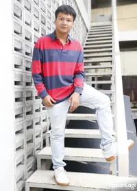 Foto Muhammad Ilham Fauzi Smash