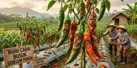 10 Cara Mengatasi Buah Cabai Busuk Sebelum Panen, Mulai dari Sanitasi hingga Fungisida