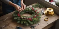 7 Langkah Membuat Christmas Wreath DIY Modal Rp 75 Ribu, Bisa Jual Ratusan Ribu