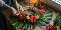 7 Langkah Membuat DIY Christmas Wreath Tropis, Modal Rp 75 Ribu dan Bisa Jadi Cuan