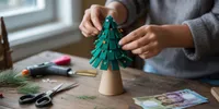 7 Langkah Membuat DIY Christmas Tree Modal Rp 50 Ribu, Bisa Dijual untuk Cuan Natal
