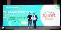 AQUVIVA Makin Dilirik, Raih Brand Footprint Award 2026 sebagai Fastest Growing On-The-Go Beverage