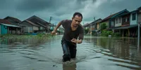Arti Mimpi Jalan di Air Banjir Menurut Psikologi, Spiritual, dan Primbon Jawa