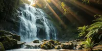 Arti Mimpi Melihat Air Terjun Mengalir Deras: Tafsir Lengkap dari Psikologi, Spiritual, dan Primbon Jawa