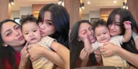 Bukti Persahabatan Yang Rekat, Fuji dan Rachel Vennya Bahagia Bisa Foto Bareng Anak Erika Carlina
