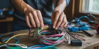 Cara merapikan kabel yang berantakan