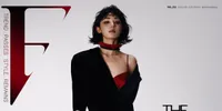 Gaya Retro Bertemu Futuristik, Peng Xiaoran Jadi Sorotan di Cover F Fashion Magazine