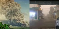 Gunung Semeru Erupsi, Masyarakat Lumajang Rasakan Abu dan Bau Belerang