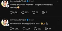 Jirayut Lega Indonesia Menang: Alhamdulillah Aku Ngga Jadi Diusir