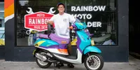 Kalcer Maksimal! Grand Filano Hybrid Ini Disulap Jadi Skutik Urban Rally 80-an yang Super Nyentrik
