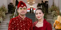 Potret Raffi Ahmad dan Nagita Slavina HUT ke-81 RI di Istana Negara, Elegan Pakai Outfit Merah