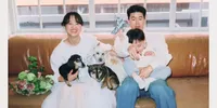 Potret Yoon Seung Ah dan Kim Mu Yeol Rayakan Anniversary Pernikahan ke-11 Bersama Anak
