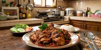 Resep Ayam Bumbu Rujak dengan Tambahan Daun Jeruk yang Harum