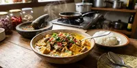 Resep Kuah Kari Tahu, Terong, dan Jamur, Kombinasi Sederhana yang Rasanya Bikin Tambah Nasi