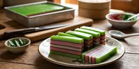 Resep Kue Lapis Kanji dengan Lapisan Tipis yang Kenyal dan Legit