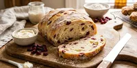 Resep Soft Sourdough Cranberry Cheese yang Lembut dan Creamy