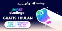 ShopeeVIP Gandeng Duolingo, Belanja Tetap Hemat Sambil Upgrade Diri jadi Makin Seru