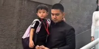 Temani Daftar Sekolah, Aripat Makin Dekat dengan Adzam Putra Nathalie Holscher