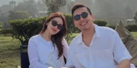 Potret Ayu Ting Ting Liburan Bareng Keluarga di Kebun Teh, Kevin Gusnadi Ikut