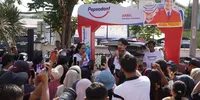 14 Potret DARLING (Dangdut Ready Keliling) Sambangi 7 Kota, Ada Arbil di Jatibarang
