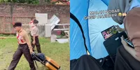 Potret Keseruan Kemah Siswa Pramuka Zaman Now, Bawa Rice Cooker Hingga Koper
