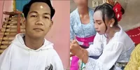 Potret Pernikahan Agus Buntung dengan Diwakili Keris, Istri Harus Menunggu Jika Ingin Dicatat Resmi Oleh Negara
