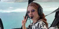 Potret Tasya Farasya Pertama Kali Naik Helikopter, Heboh dan Excited