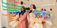 Potret Ulang Tahun Syifa Adik Ayu Ting Ting, Dapat Kejutan Spesial dari Suami Tercinta