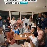 7 Potret Penyanyi Indonesia Bukber di Rumah Ariel NOAH, Sekalian Rayakan 1 Tahun VISI