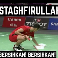 Meme Jonatan Christie & Badminton, Sindir Netizen - Joshua Kena