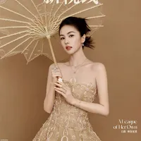 Potret Bai Lu Jalani Photoshoot untuk Sampul Majalah Madame Figaro Edisi Mei 2026